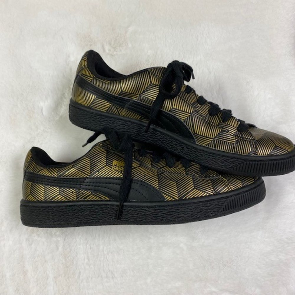 PUMA Women's Basket Classic Metallic‎ Sneaker, size 8.5 - Picture 5 of 11